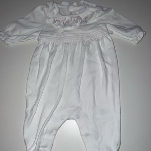 Edgehill Collection Footed Infant Girls Coverall